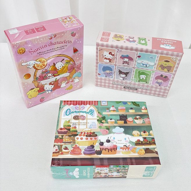 JPK-SRPZ001 산리오 캐릭터즈 직소퍼즐 캐릭터퍼즐 조각퍼즐 150피스 300피스, 과일세상 SRPZ003, 1개