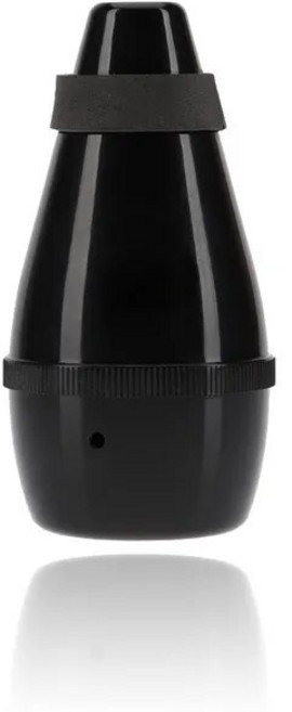 플라스틱 경량 연습용 스트레이트 음소거 소음기 악기 1 개, black, 1개