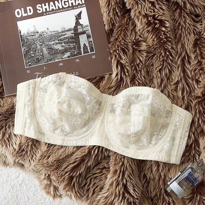 無肩帶內衣 隱形超薄防滑抹胸 收副乳防下垂 聚攏美背文胸
