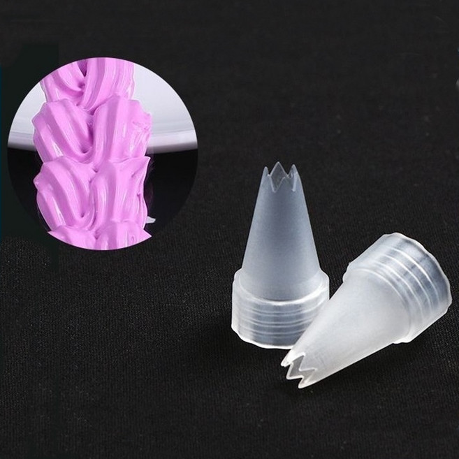 크림클레이 깍지 6종 모양깍지 생크림클레이 별모양팁 데코크림 DIY 깍지 폰케이스 팁 데코덴팁 크림깍지 폰케이스깍지, 크림클레이깍지-4번