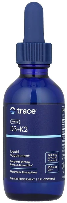 트레이스미네랄리서치 이온성 D3 + K2 59ml(2fl oz), TMR00671 - 쿠팡