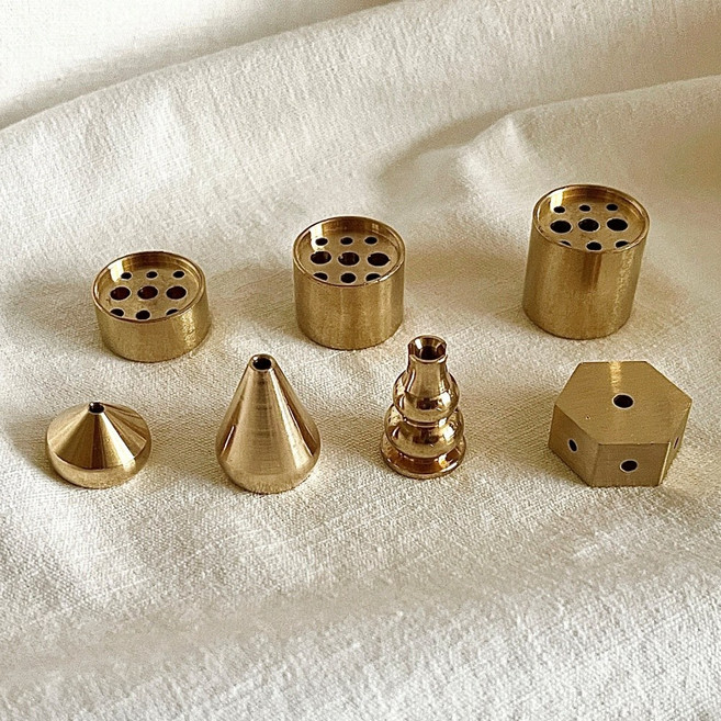 황동 인센스 홀더 향꽂이 향 받침대, 물방울S