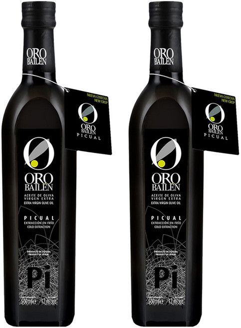 오로바일렌 피쿠알 엑스트라 버진 올리브 오일, 2개, 500ml