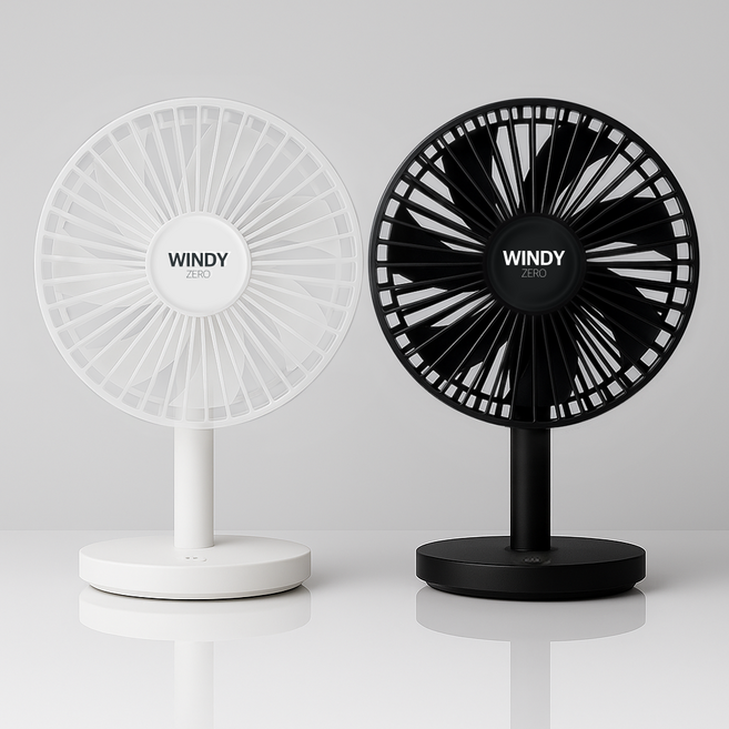신일 탁상용 선풍기 무선선풍기 사무실 캠핑용 무소음 소형 선풍기 BLDC 6인치, 화이트