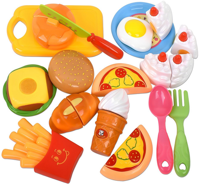 오즈토이 쿠킹 브런치 소꿉놀이 세트, MULTI COLOR, 1세트