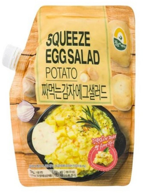 풍요로운아침 짜먹는 감자 에그샐러드 1.3KG_냉장, 1, 1.3kg