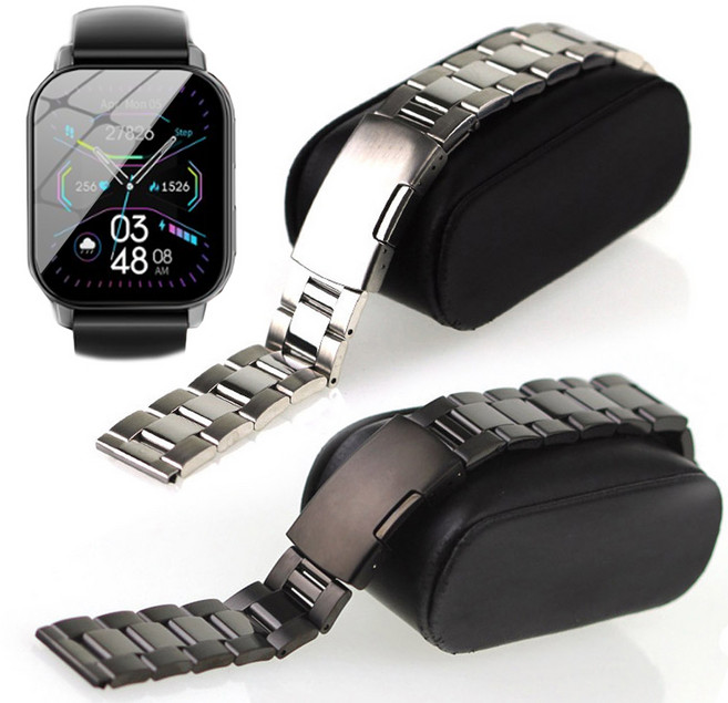 와피크 스마트워치 P5S P3S S7 X5S 호환줄 메탈 덮개버클, 3. ME06GD22 골드, 1개