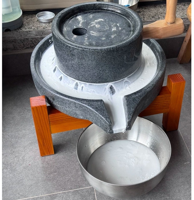 올원픽 두부만드는기계 가정용 콩물 두부 메이커 죽, 블랙린넨스톤 20 x 30cm, 기본 색상