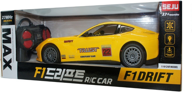 [ SEJU TOY ]JB F1드 리프트 RC 자동차 작동 완구 sj1054 제이발전소, 단품, 1개