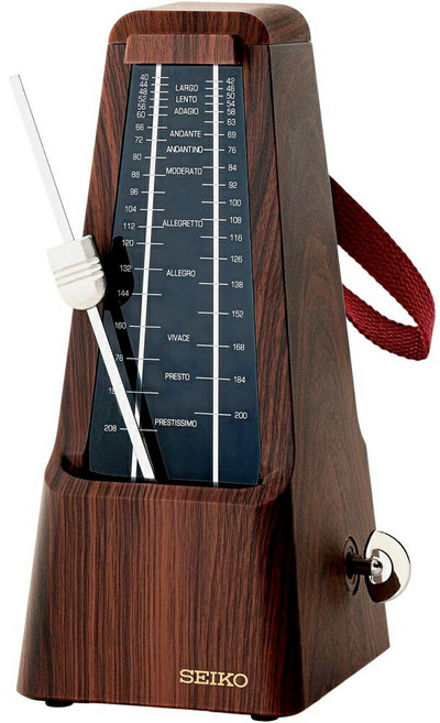 SEIKO 진자 메트로놈 SPM400WD 나뭇결 202512ss, 상세페이지 참조, 1개