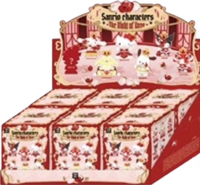 【M.M小舖】『現貨』TOPTOY 三麗鷗家族玫瑰之夜盲盒 玫瑰 凱蒂貓 酷洛米 布丁狗 盲盒 盒抽 一中盒6入, 1個, 一中盒(請下標6次) X2A07