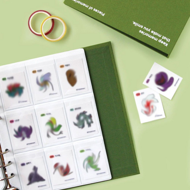 [잼스튜디오] 띠부씰북, 01 올리브, 01 올리브