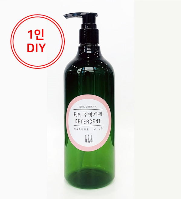 [더위치] 더위치 1인 DIY 이엠주방세제만들기키트 500ml 비대면교육 천연주방세제, 1개