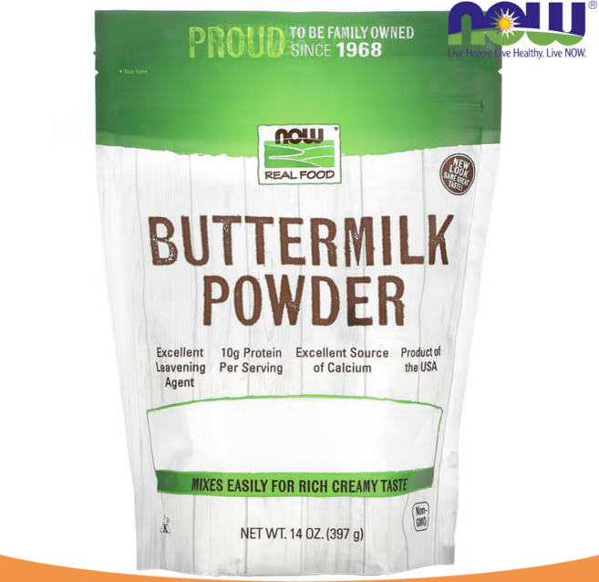 나우푸드 버터밀크 파우더 397 g 제과 제빵용 Buttermilk Powder, 397g, 397g