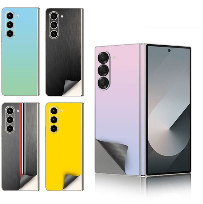 디슈트 폴드6 스킨 비스포크 케이스 지폴드6 후면 측면 힌지 디자인 보호 필름