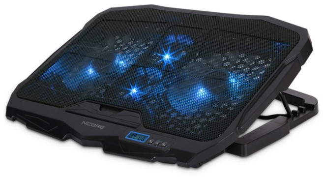 ABKO NCORE NC30 노트북 쿨링 패드 받침대 블랙, 1개