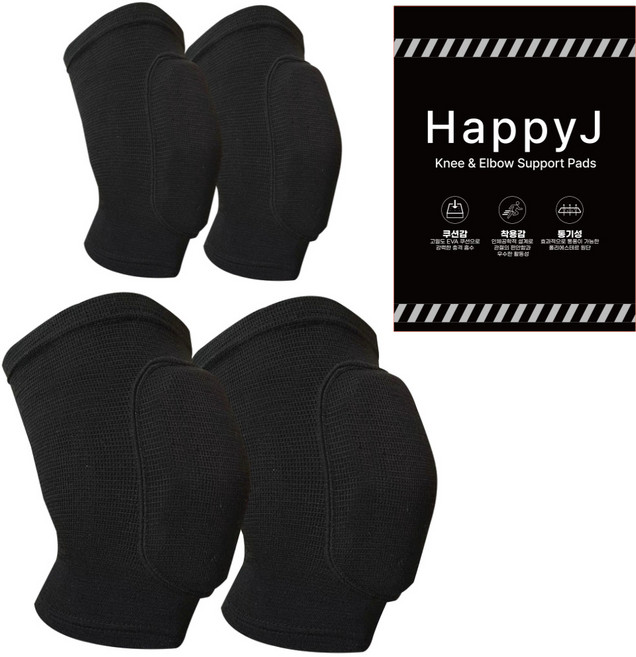 해피제이 군인 무릎+팔꿈치 보호대 세트, 1개
