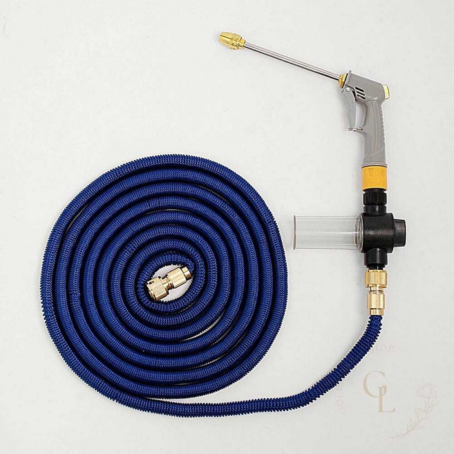 매직호스 15M 세제 디스펜서 포함 클린워시 롱건 고압분사기 세트 1개입, 1개, 상세페이지 참조, 상세페이지 참조