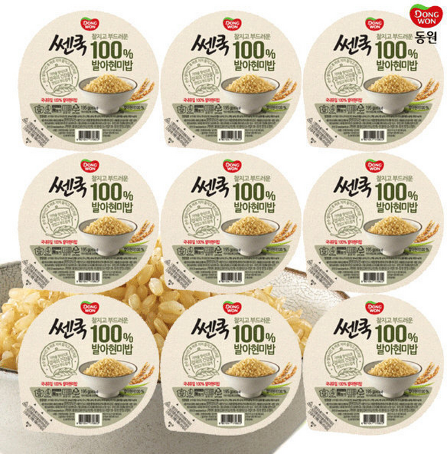 동원 쎈쿡 100% 발아현미밥 195g24개 (1박스), 195g, 1개