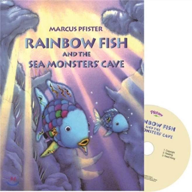 Pictory Set Step 3-30 : Rainbow Fish and the Sea Monsters’ Cave (Book & CD), North South Books