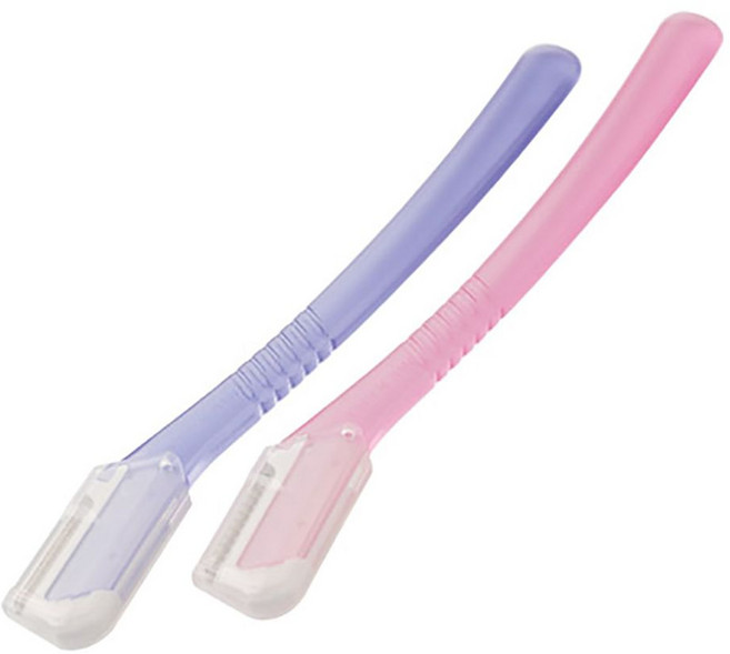 눈썹칼 눈썹 정리기 솜털 정리 잔털 면도기 일자형 2p