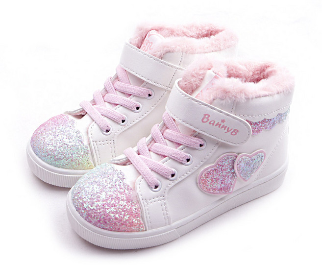 풋풋 구름이 하이탑 아동털운동화 여아운동화 아동방한화 키즈털운동화 아동운동화