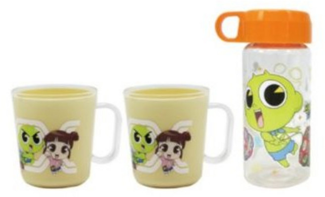 르번 신비아파트 키즈보틀 간식컵 세트, 혼합색상, 1세트