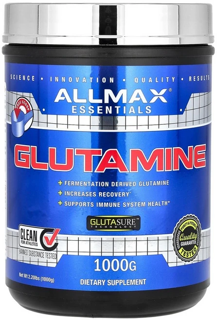 ALLMAX Essentials Glutamine 2.2 lbs (1 000 g), 1개 - 쿠팡