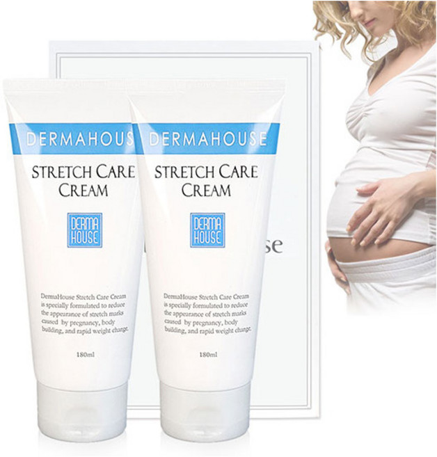[더마하우스] 스트레치 케어 크림180mlx2개+포장/임산부 일반인 청소년기, 스트레치 케어 크림2개+포장, 선택:스트레치 케어 크림2개+포장
