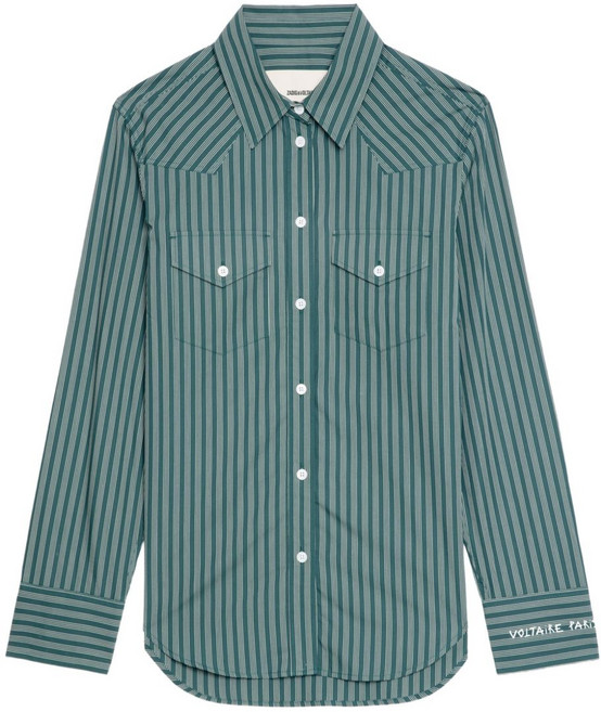 쟈딕앤볼테르 스트라이프 셔츠
