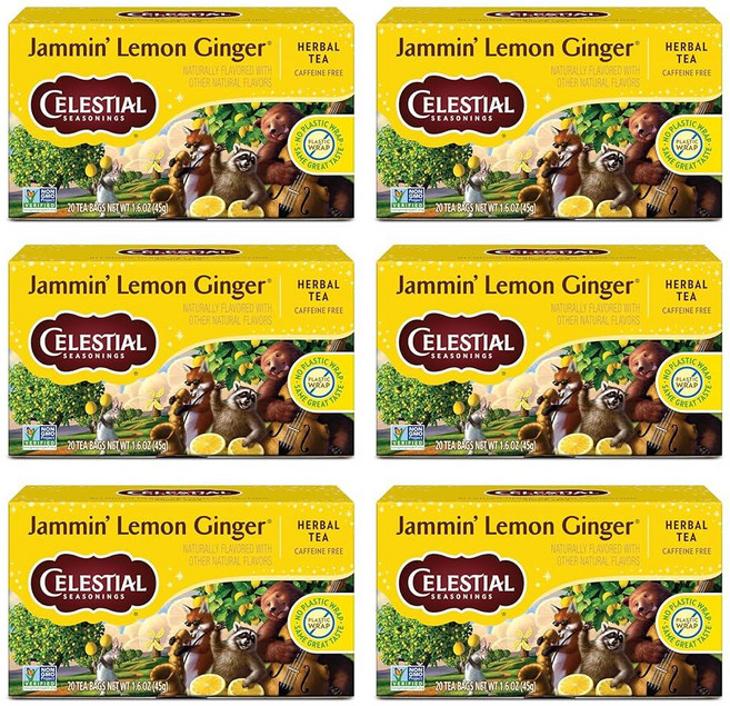 Celestial SeasON 온ings Country Peach PassiON 온 허브 티 티백 20개 박스 142882