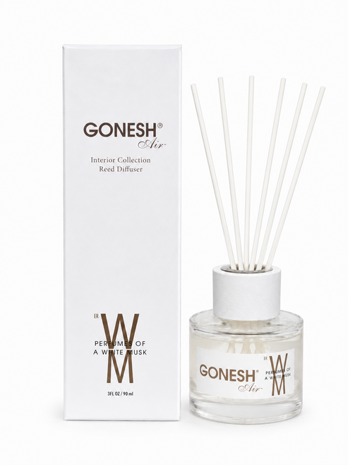 GONESH Air 室內香氛系列 擴香瓶 - 白麝香, 1件, 90ml, WHITE MUSK