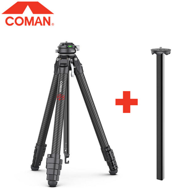 코만 COMAN ZERO 제로 F38 카메라 삼각대 스마트폰 미러리스 DSLR, 1개