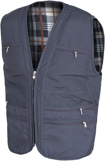 노블진 1+1 겨울 기모조끼 등산복 작업복 주머니많은 조끼 아웃도어 빅사이즈