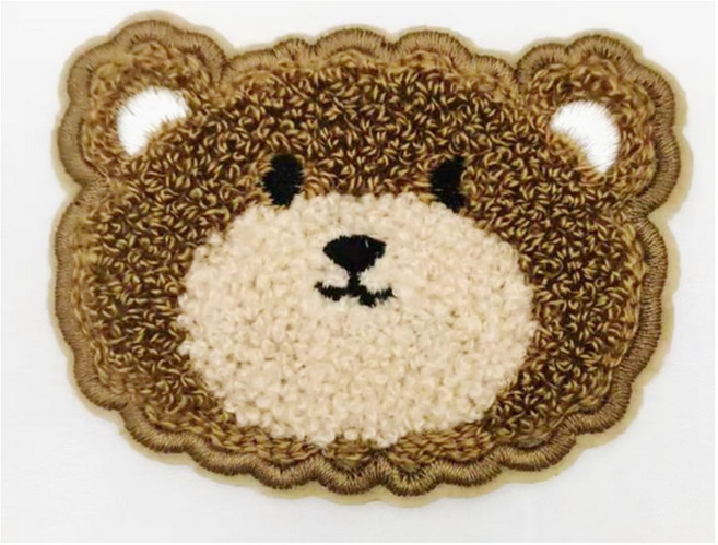 와펜 자수 패치 캐릭터 로고 8종, 뽀글곰 미디움