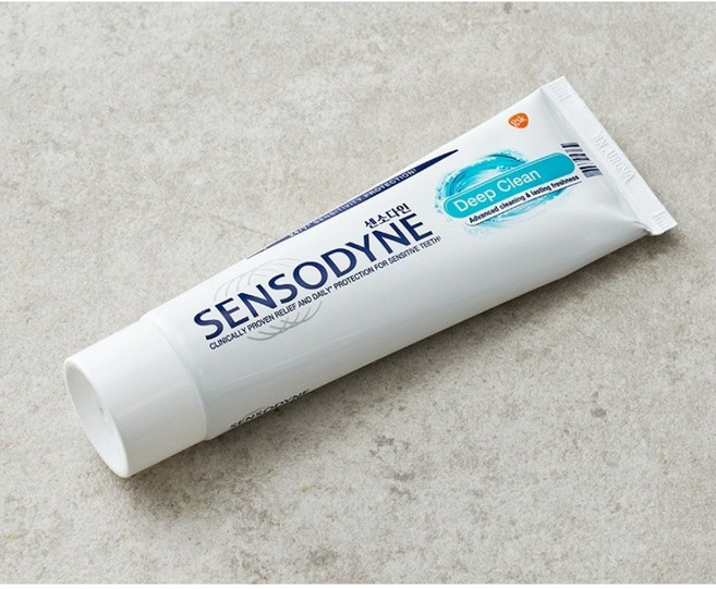 센소다인 엑스트라 딥클린 치약, 120g, 3개