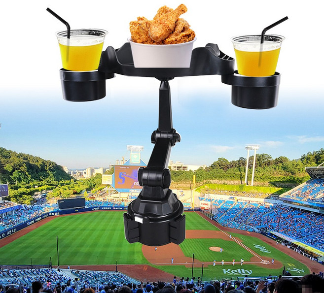 지엠지모터스 야구장 테이블 캠핑 휴대용 경량 사이드 보조 스포츠테이블 관절형 포트라, 블랙