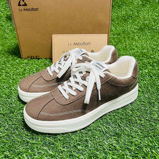 르무통 신상품 업 UP 쿠션 경량 운동화 신발 브라운 VIVALV