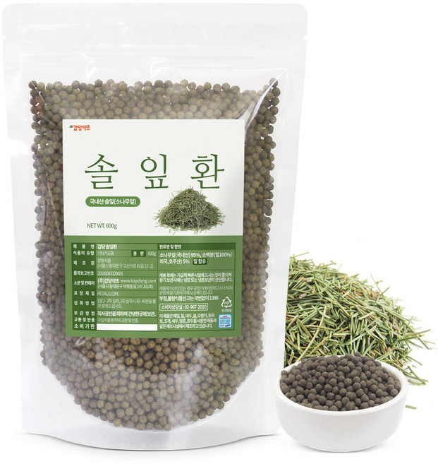 갑당약초 솔잎환 600g 국내산 솔잎차, 2개