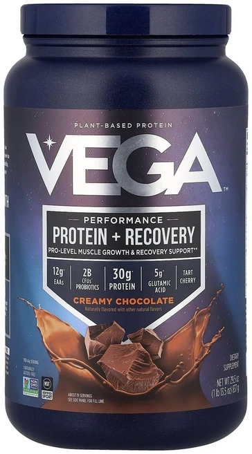 베가 Vega Sport 퍼포먼스 프로틴 파우더 초콜릿 837g(29.5oz), 1개, 기본, 837g - 쿠팡