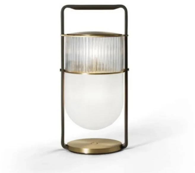 현대적인 유리 디밍이 가능한 디자인 모델 커피 테이블 장식 램프, 01 Black