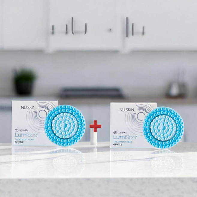 NU SKIN 뉴스킨 에이지락 루미스파 트리트먼트 헤드 젠틀 무향 10g 2개 세트, 1병