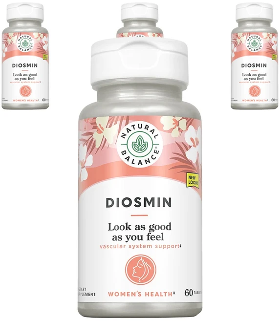 네츄럴밸런스 디오스민 플랜트-베이스드 플라보노이드 타블렛, 60개입, 4개, 60정 - 쿠팡