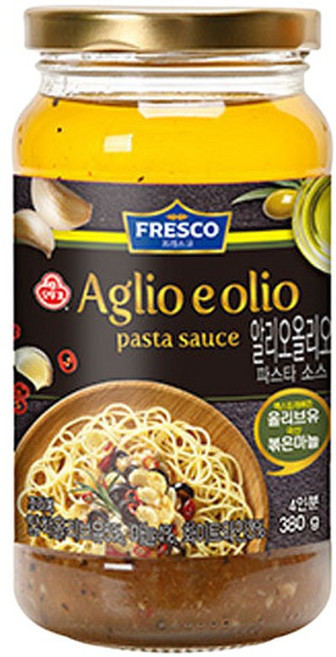 오뚜기 프레스코 알리오올리오 스파게티소스 380g, 1개