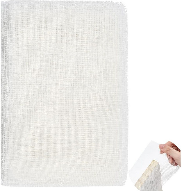 순면 제본 가제 화이트 책 제본 표지 수리 오피스 용품 5000x100x0.1mm 1장