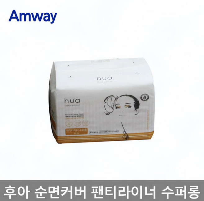 암웨이 후아생리대 팬티라이너 30개입(유기농순면), 30개입, 1개, 슈퍼롱