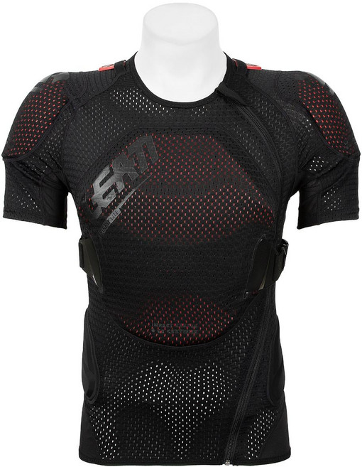 리에뜨 3DF 반팔 상체 보호대 자전거 성인 가슴 척추 보호 안전 장비 장구 티 티셔츠, 1개, 블랙