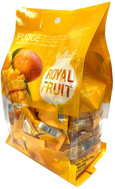 로얄후르츠 퍼지 망고 젤리, 320g, 1개