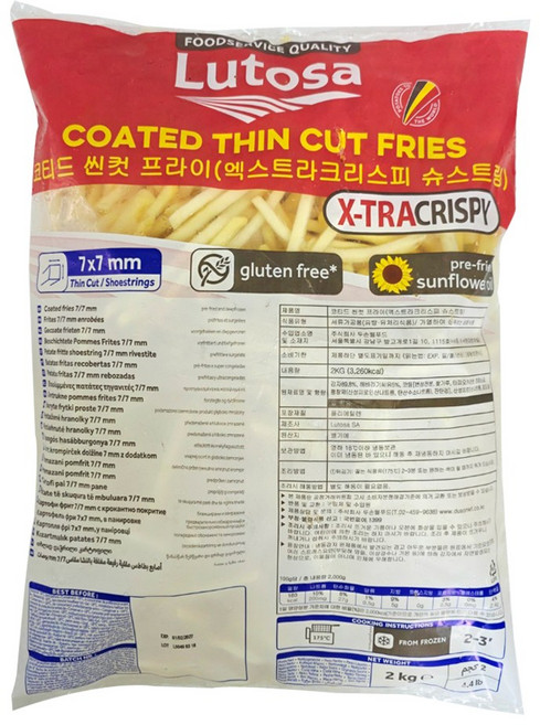 루토사 크리스피 슈스트링 2kg, 1개
