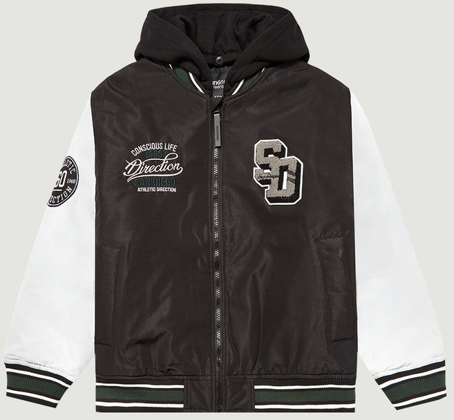 행텐주니어[틴즈] 디테쳐블 바시티점퍼 [아주가볍고 두께가 적당한야구점퍼]예쁜세일 뉴코아울산성남점 14490-010-802